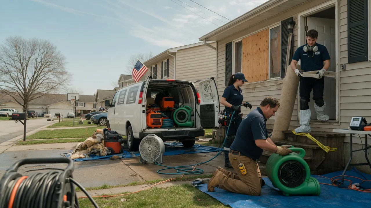 Water Damage Restoration in Warren, IL near me